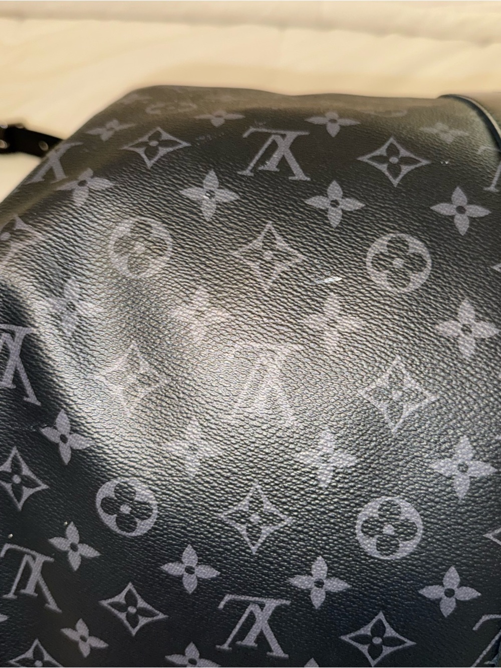 Louis Vuitton Keepall 55 Bandoulière Eclipse Black - Picture 5 of 11